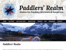 Tablet Screenshot of paddlersrealm.com